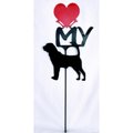 The Lazy Scroll Bloodhound Love My Heart Sign bloodhoundheart